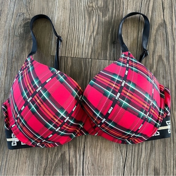 Victoria’s Secret PINK WEAR EVERYWHERE PUSH-UP BRA Size 34DD - Picture 2 of 4